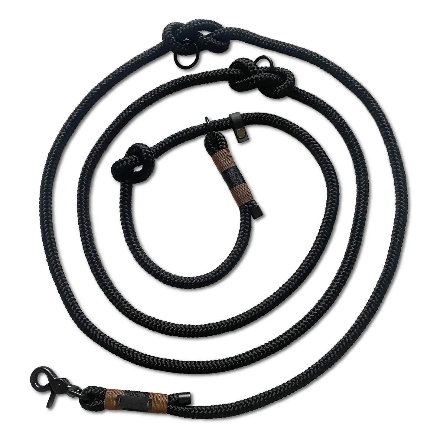 retrieverleine "black"