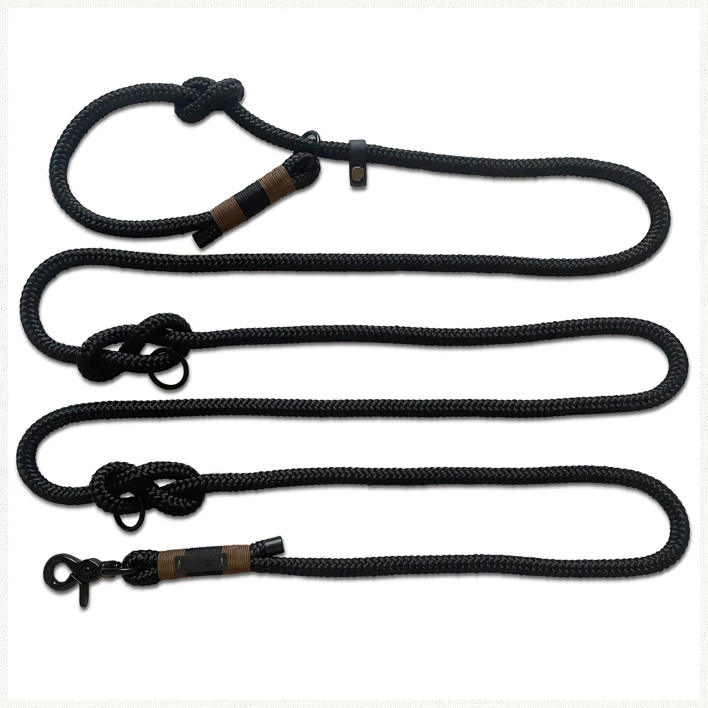 retrieverleine "black"