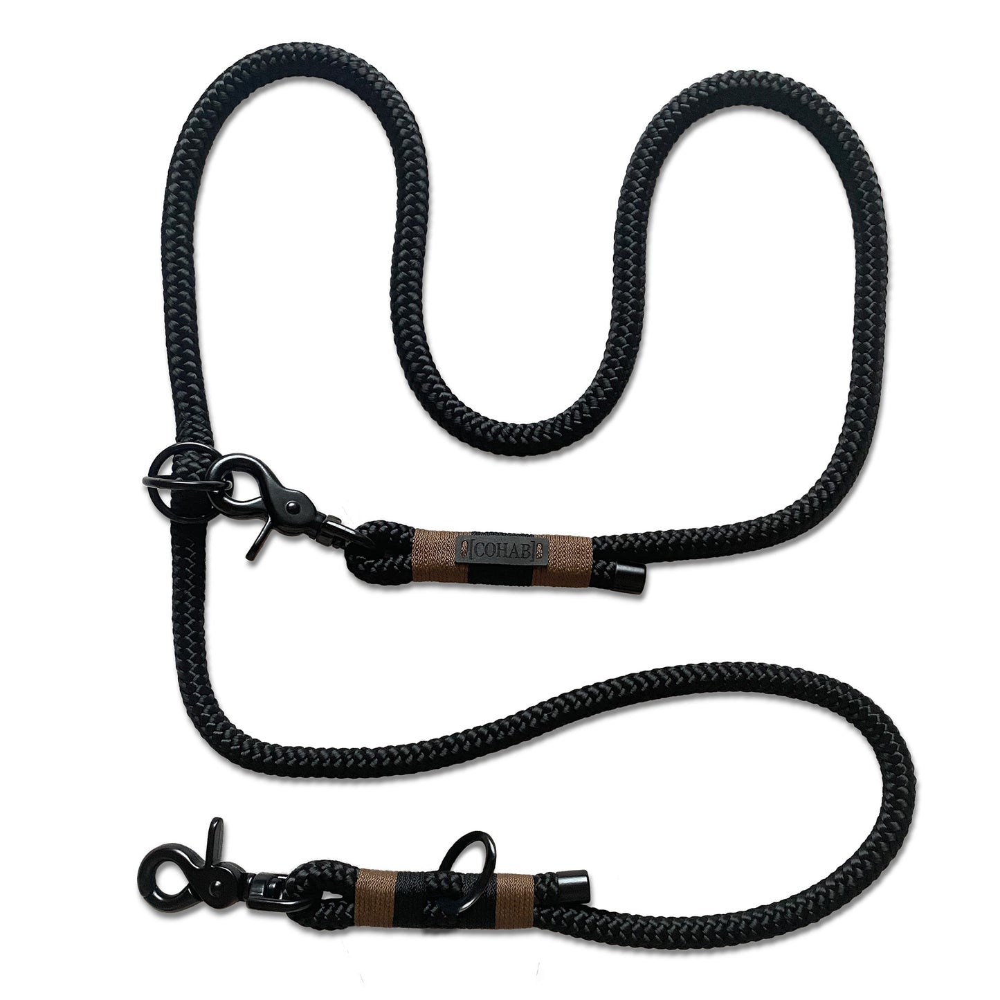 leine "black" 150-250cm