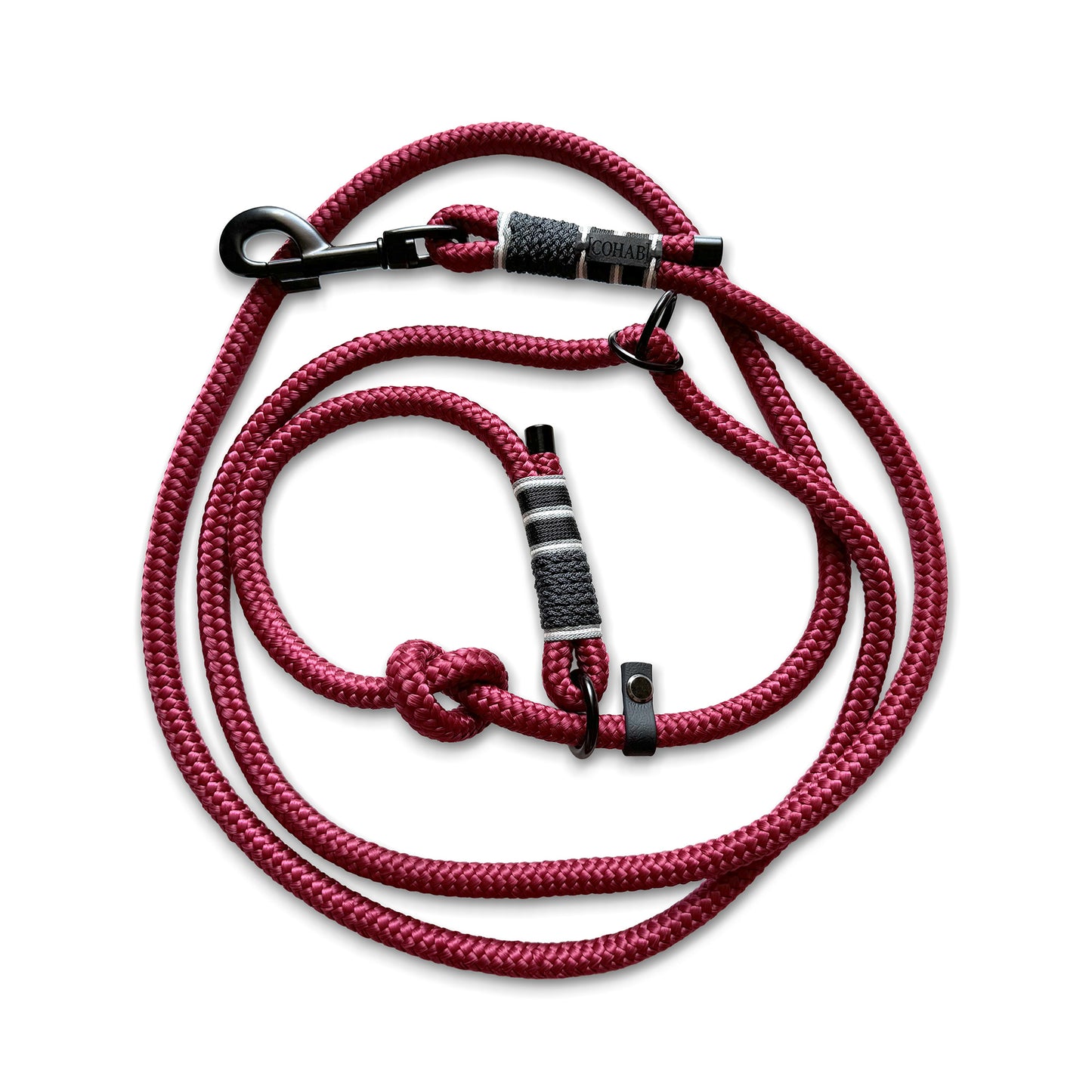 retrieverleine "ruby red"