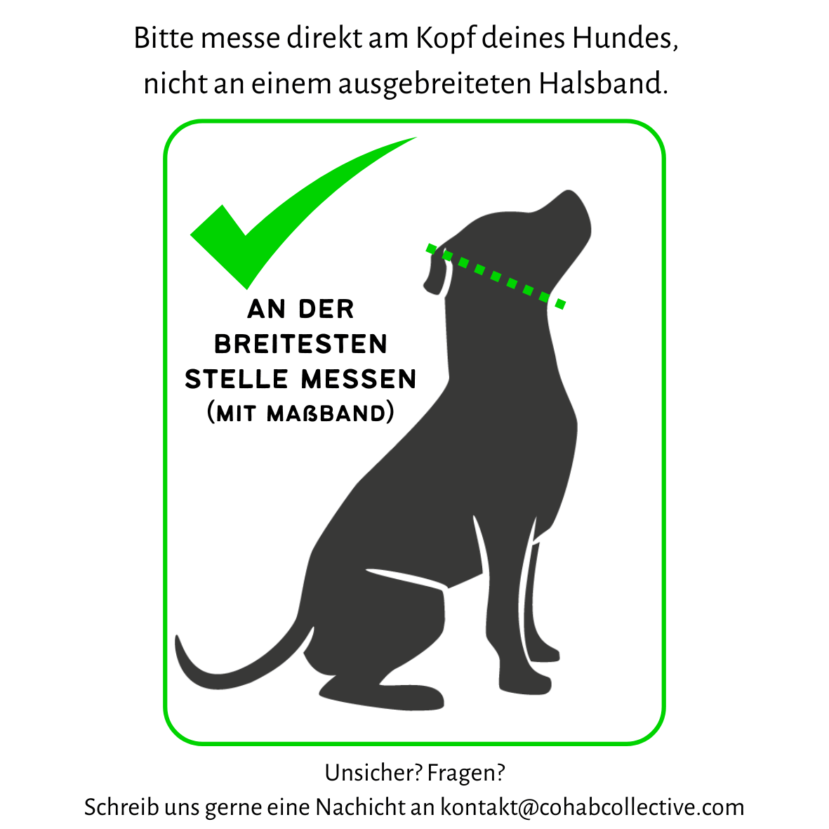 XL zugstopphalsband konfigurierbar