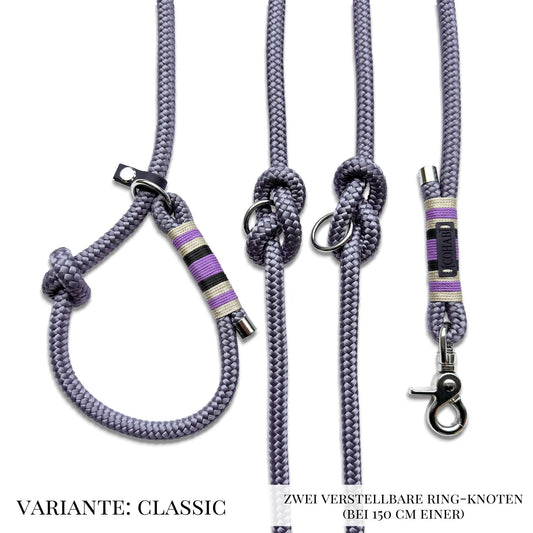 retrieverleine "lavender"