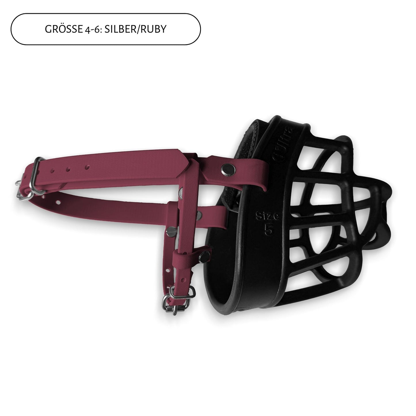 maulkorb riemen "ruby" für baskerville ultra