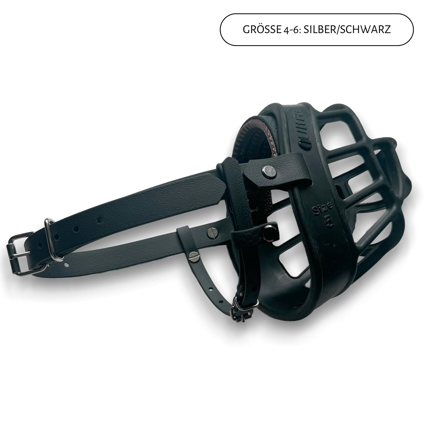 maulkorb riemen "black" für baskerville ultra
