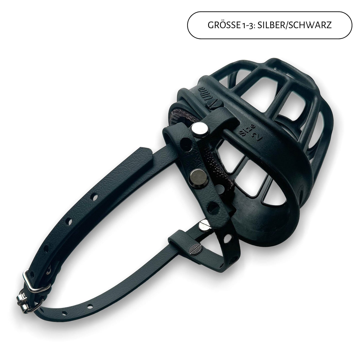 maulkorb riemen "black" für baskerville ultra