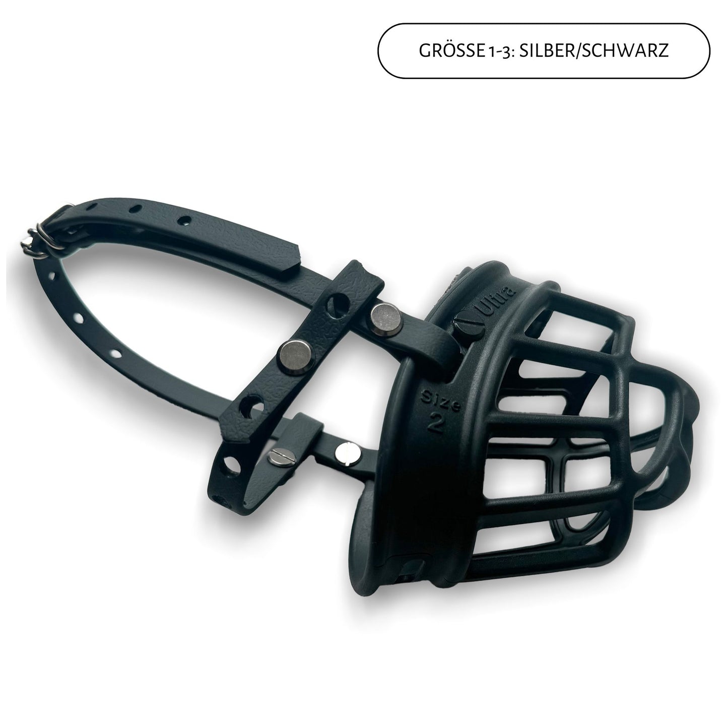maulkorb riemen "black" für baskerville ultra