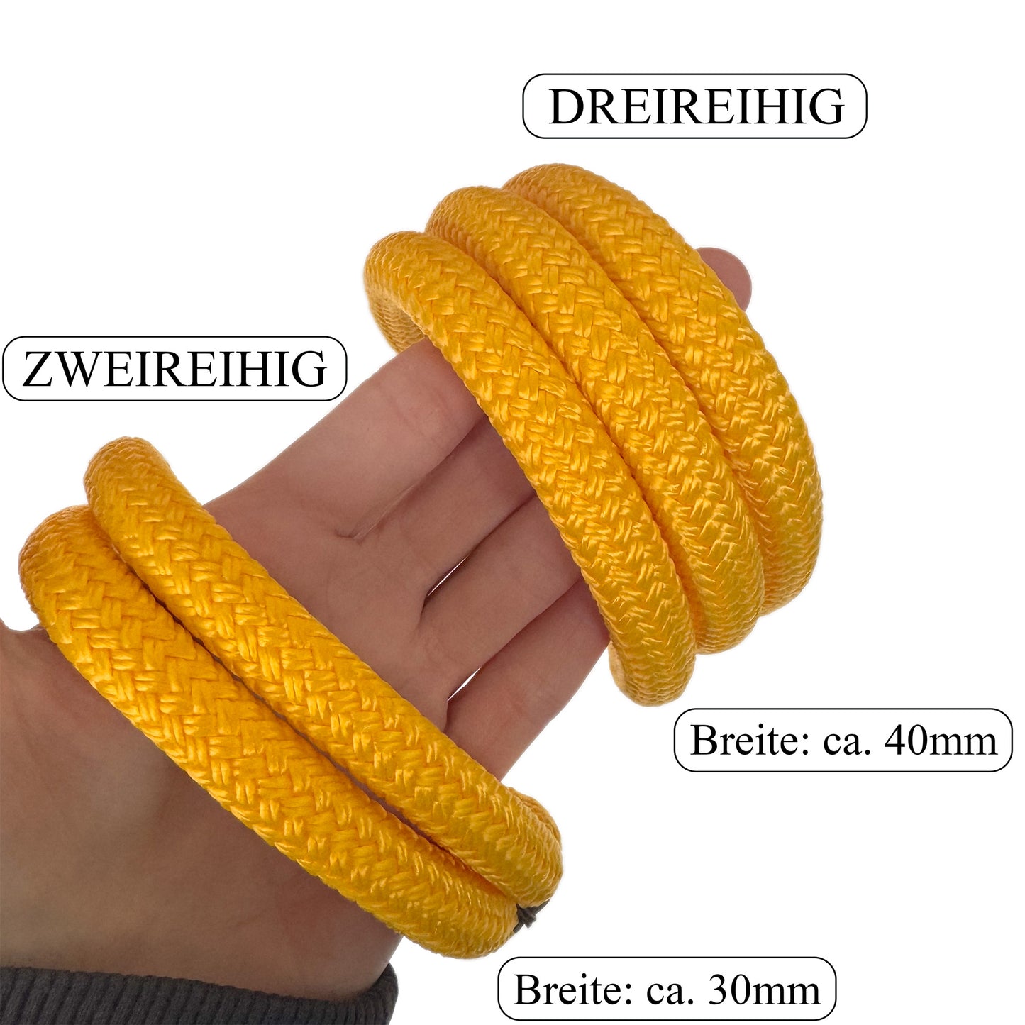 XL zugstopphalsband "honey"