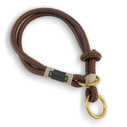 retrieverhalsband "mokka"