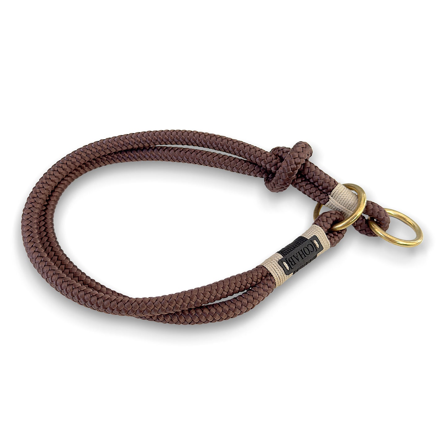 retrieverhalsband "mokka"