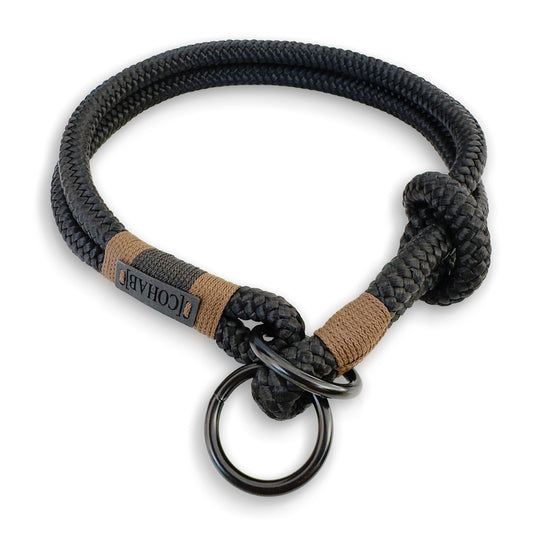 retrieverhalsband "black" 45cm
