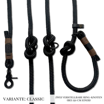 retrieverleine "black"