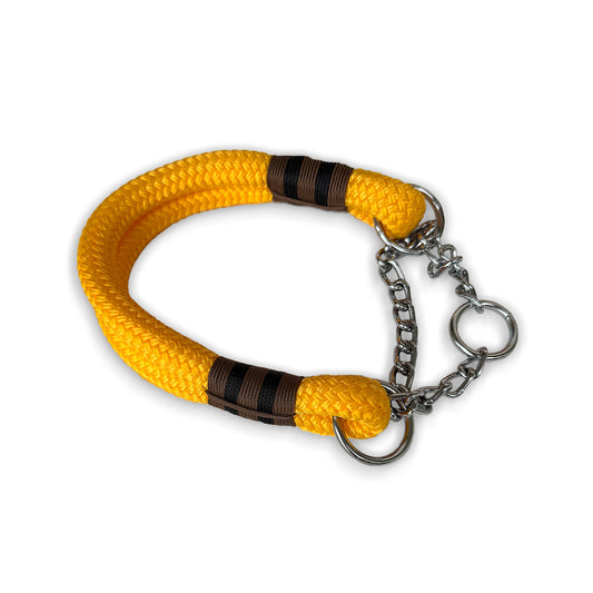 XL zugstopphalsband "honey"